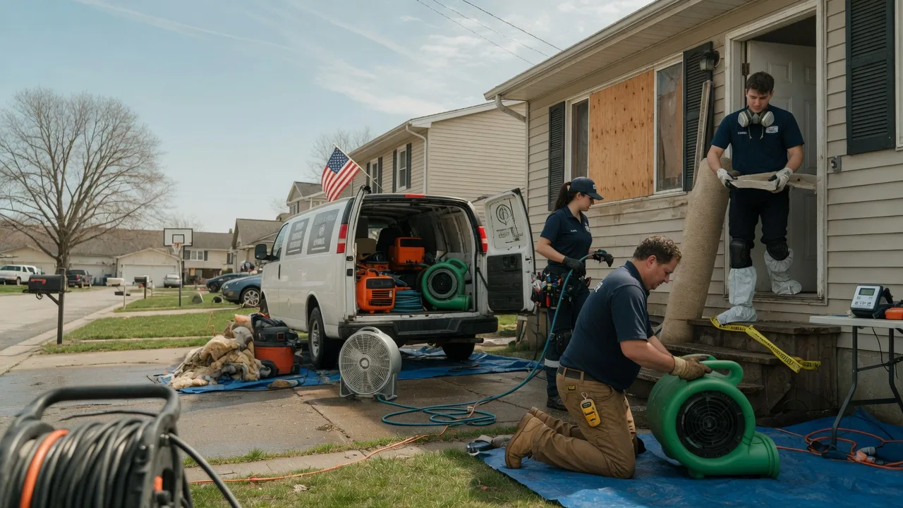 Water Damage Restoration in Lehr, ND near me